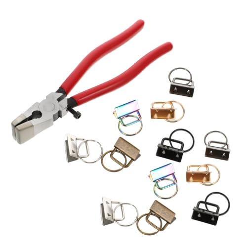 DOITOOL 50 Stück Teiliges Bunte Schlüsselanhänger Endklemmen Metall mit Robusten Zangen zum Befestigen von Armband Taschen oder Schlüsselbändern für Diy Schlüsselanhänger und DOITOOL 50 Stück Teiliges Bunte Schlüsselanhänger Endklemmen Metall mit Robusten Zangen zum Befestigen von Armband Taschen oder Schlüsselbändern für Diy Schlüsselanhänger und von DOITOOL
