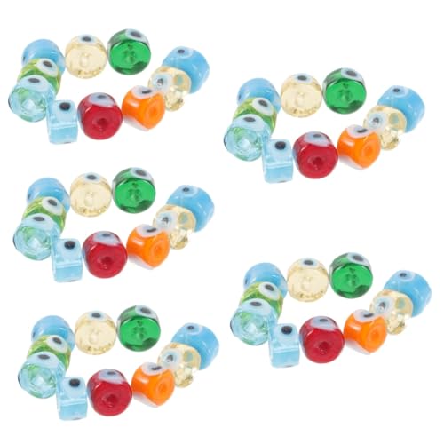 DOITOOL 50 Stück Teiliges Evil Eye Glasperlen Flache Runde Spacer Perlen Bunte DIY Schmuck Bastelperlen mit Charmante Lose Perlen für Armbänder und Halsketten Vielseitig für Handarbeiten DOITOOL 50 Stück Teiliges Evil Eye Glasperlen Flache Runde Spacer Perlen Bunte DIY Schmuck Bastelperlen mit Charmante Lose Perlen für Armbänder und Halsketten Vielseitig für Handarbeiten von DOITOOL