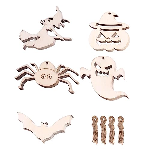 DOITOOL 50 Stück Teiliges Halloween Holzanhänger aus Naturholzscheiben Diy Bastelset mit Runden Holzstücken Leichte und Langlebige Holzscheiben für Partydekoration und Hausverzierung DOITOOL 50 Stück Teiliges Halloween Holzanhänger aus Naturholzscheiben Diy Bastelset mit Runden Holzstücken Leichte und Langlebige Holzscheiben für Partydekoration und Hausverzierung von DOITOOL