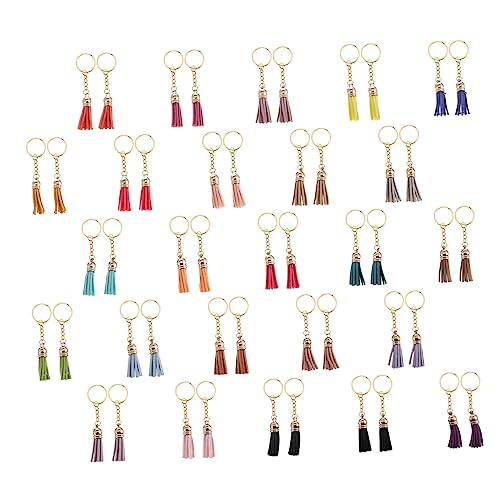 DOITOOL 50 Stück Teiliges Quasten Anhänger Set aus Buntem Wildleder Kreative Diy Schlüsselanhänger Zubehör Langlebige Troddel Dekoration für Schlüssel Taschen und Bastelprojekte DOITOOL 50 Stück Teiliges Quasten Anhänger Set aus Buntem Wildleder Kreative Diy Schlüsselanhänger Zubehör Langlebige Troddel Dekoration für Schlüssel Taschen und Bastelprojekte von DOITOOL