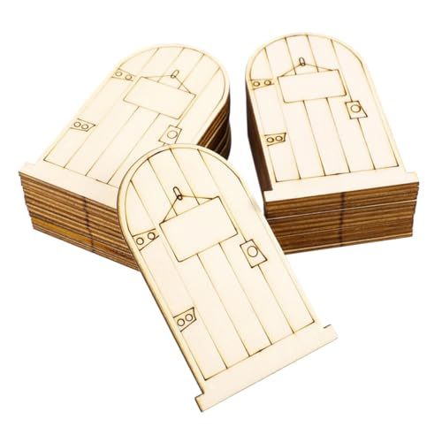 DOITOOL 50 Stück Teiliges Unbemalte Holzornamente Lasergravierte Feentüren Stabile Holzstücke für DIY Bastelprojekte Naturbelassene Holztafeln als Kinderdeko und Geschenke DOITOOL 50 Stück Teiliges Unbemalte Holzornamente Lasergravierte Feentüren Stabile Holzstücke für DIY Bastelprojekte Naturbelassene Holztafeln als Kinderdeko und Geschenke von DOITOOL