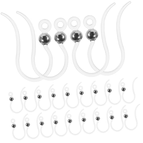DOITOOL 50 Stück Transparente Ohrhaken mit Stahlperlen Umweltfreundliche Schmuckzubehör für Ohrringherstellung Langlebig Verformungsbeständig für DIY Ohrringe und Handwerk DOITOOL 50 Stück Transparente Ohrhaken mit Stahlperlen Umweltfreundliche Schmuckzubehör für Ohrringherstellung Langlebig Verformungsbeständig für DIY Ohrringe und Handwerk von DOITOOL