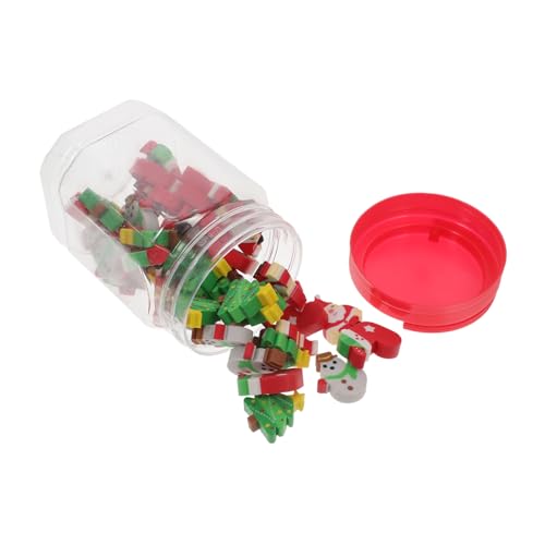 DOITOOL 50 Stück Weihnachts Radiergummis Form von Weihnachtsmann Schneemann und Weihnachtsbaum Farbige Niedliche Radierer für Weihnachtsgeschenke und Mitbringsel für Junge DOITOOL 50 Stück Weihnachts Radiergummis Form von Weihnachtsmann Schneemann und Weihnachtsbaum Farbige Niedliche Radierer für Weihnachtsgeschenke und Mitbringsel für Junge von DOITOOL