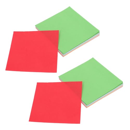 DOITOOL 500 Blätter Buntes Origami Doppelseitig Großes Origami Origami Papierstreifen Oragami Bastelpapier Mehrfarbiges Konstruktionspapier Japanisches Origami Papier Origami von DOITOOL