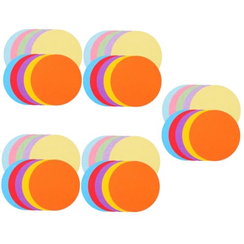 DOITOOL 500 Blatt Bastelpapierblätter Farbige Faltpapiere für Diy Kunstprojekte Bastelaktivitäten und Schulprojekte Farben Einfach zu Schneiden Falten von DOITOOL