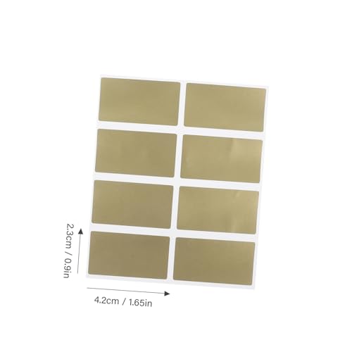 DOITOOL 500 Selbstklebende Scratch Off Sticker Goldfarben Kratzfeste Beschichtung für Geburtstagskarten und Spielkarten Langlebig und Einfach zu Verwenden DOITOOL 500 Selbstklebende Scratch Off Sticker Goldfarben Kratzfeste Beschichtung für Geburtstagskarten und Spielkarten Langlebig und Einfach zu Verwenden von DOITOOL