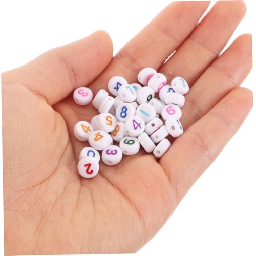 DOITOOL 500 Stück Acryl Zahlenperlen Mix Kleine Runde Spacer Perlen für Diy Armbänder Halsketten Schmuckherstellung Bunte Bastelperlen für Vielseitige Handarbeiten DOITOOL 500 Stück Acryl Zahlenperlen Mix Kleine Runde Spacer Perlen für Diy Armbänder Halsketten Schmuckherstellung Bunte Bastelperlen für Vielseitige Handarbeiten von DOITOOL