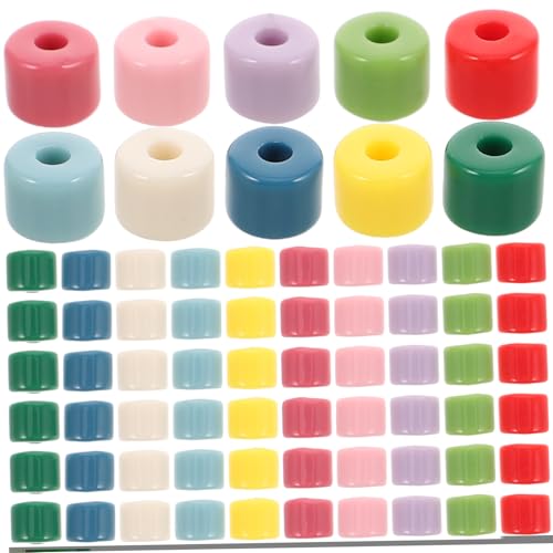 DOITOOL 500 Stück Acryl Zylinderperlen Sanften Farben für Diy Armbänder und Ohrringe Schmuck Bastelzubehör DOITOOL 500 Stück Acryl Zylinderperlen Sanften Farben für Diy Armbänder und Ohrringe Schmuck Bastelzubehör von DOITOOL