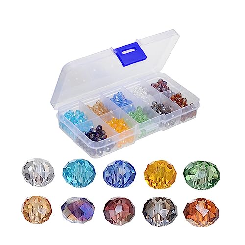 DOITOOL 500 Stück Briolette Perlen Set Farben Facettierte Kristallperlen mit Aufbewahrungsbox für Diy Schmuckherstellung Armbänder und Ohrringe DOITOOL 500 Stück Briolette Perlen Set Farben Facettierte Kristallperlen mit Aufbewahrungsbox für Diy Schmuckherstellung Armbänder und Ohrringe von DOITOOL