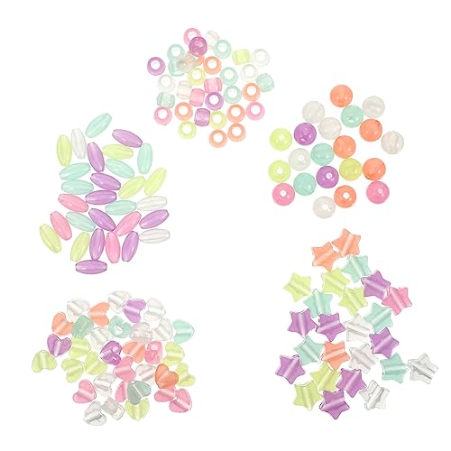 DOITOOL 500 Stück Diy Nachtleuchtende Perlen Bunte Schmuckzubehör für Armbänder und Bastelprojekte Sicher und Hautfreundlich für Handwerken DOITOOL 500 Stück Diy Nachtleuchtende Perlen Bunte Schmuckzubehör für Armbänder und Bastelprojekte Sicher und Hautfreundlich für Handwerken von DOITOOL