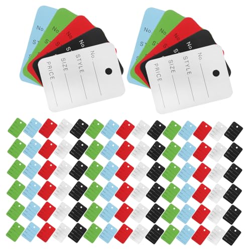 DOITOOL 500 Stück Preisetiketten Bunte Papieranhänger Kleine Kleidungsetiketten Beschreibbar Robust für Schmuck Kleidung Taschen Markierung Einfache Organisation Vielseitig Einsetzbar DOITOOL 500 Stück Preisetiketten Bunte Papieranhänger Kleine Kleidungsetiketten Beschreibbar Robust für Schmuck Kleidung Taschen Markierung Einfache Organisation Vielseitig Einsetzbar von DOITOOL
