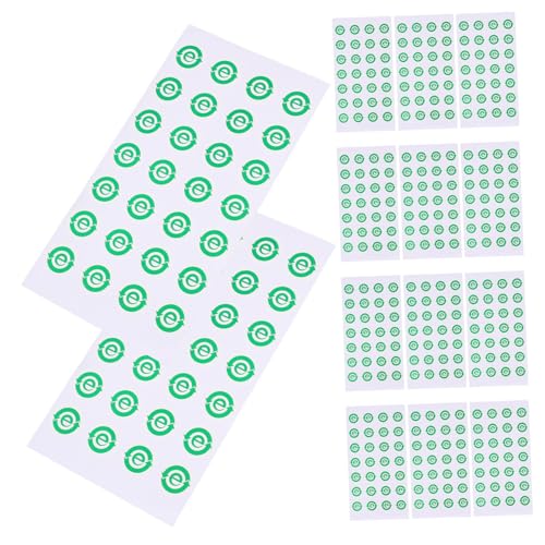 DOITOOL 500 Stück Recycling-schild-aufkleber Recycling-aufkleber Drinnen Mit Stöcke Aufkleber Recyceln Und Entsorgen Etiketten Recyceln Recycelbar Groß Abfall Green Papier von DOITOOL