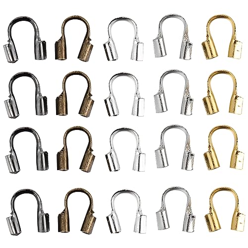 DOITOOL 500 Stück U Förmiger Legierungsverschluss Diy Schmuckzubehör für und Armbänder Weißgold Gunmetal und Antikbronze für Satinbänder DOITOOL 500 Stück U Förmiger Legierungsverschluss Diy Schmuckzubehör für und Armbänder Weißgold Gunmetal und Antikbronze für Satinbänder von DOITOOL