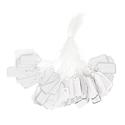DOITOOL 500 Stücke Tag Schmuck Tag Aufgereiht Hängen Tags Hängen Tag Etiketten Kleidung Papier von DOITOOL