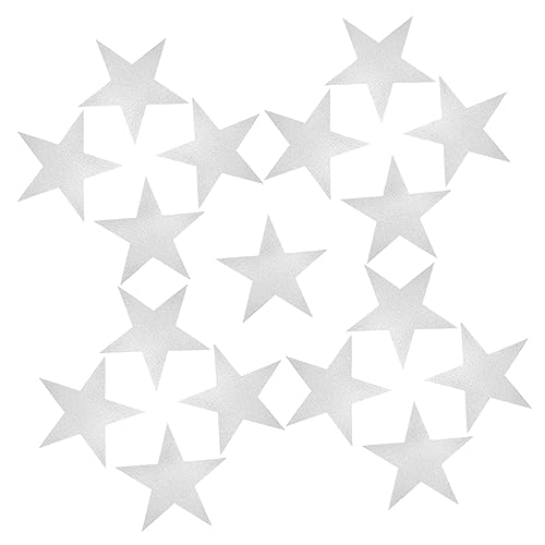 DOITOOL 50Blätter Glitzerstern Papierausschnitte Dekorative Wand Tischdekoration Einfache Nutzung für Klassenzimmer DIY Projekte und Langlebig von DOITOOL