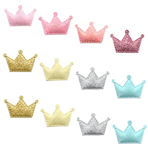 DOITOOL 50Stücke DIY Glitzer Krone Applikationen Patches für Kleidung Haarschmuck und Bastelprojekte Selbstklebende Flicken Farben Langlebig und DOITOOL 50Stücke DIY Glitzer Krone Applikationen Patches für Kleidung Haarschmuck und Bastelprojekte Selbstklebende Flicken Farben Langlebig und von DOITOOL