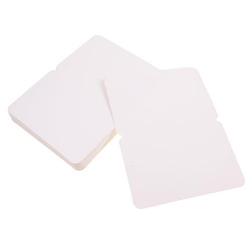 DOITOOL 50Stücke Leere Grußkarten aus Kraftpapier DIY Einladungskarten für Nostalgische Nachrichtenkarten Kreative Festtagskarten Seitige Klappkarten von DOITOOL