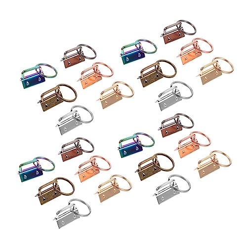 DOITOOL 50Stücke Schlüsselanhänger Klammer Für Armbandschlüssel DIY Zubehör Für Schlüsselring Und Gürtel Farben Hellgold Antikgrün Roségold DOITOOL 50Stücke Schlüsselanhänger Klammer Für Armbandschlüssel DIY Zubehör Für Schlüsselring Und Gürtel Farben Hellgold Antikgrün Roségold von DOITOOL