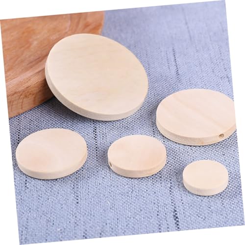 DOITOOL 50Stücke Unfertige Holzohrringe Holzscheiben Für DIY Schmuckherstellung Naturholz Ohrring Zubehör Für Basteln Von Ohrringen Halsketten Und Armbändern von DOITOOL