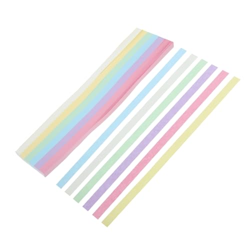 DOITOOL 540 Stück Origami-Sternpapier Sternstreifen aus Origami-Papier Sternenpapier falten Papierstreifen zum Basteln Weihnachts-Origami-Papier Origami-Bastelstreifen von DOITOOL