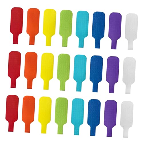 DOITOOL 56 Stück Teiliges Mehrfarbiger Beschreibbarer Nylon-kabelmarkierer mit Befestigung für Elektronische Kabelidentifikation Wiederverwendbare Kabelmanagement-etiketten für Computer von DOITOOL