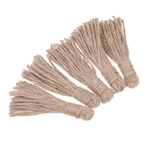 DOITOOL 5Stücke Quaste Anhänger Holzperlen und Hanfseil für DIY Handwerk Dekorative Quasten für Projekte und Bastelideen und Dekorationen DOITOOL 5Stücke Quaste Anhänger Holzperlen und Hanfseil für DIY Handwerk Dekorative Quasten für Projekte und Bastelideen und Dekorationen von DOITOOL