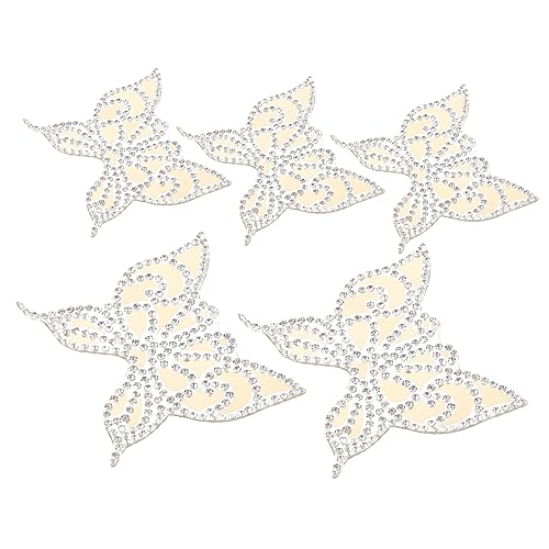 DOITOOL 5Stücke Schmetterling Strasssteine zum Aufbügeln Austauschbare Strass Patches für Kleidung T Shirts Jacken und Hosen DIY Applikationen für Bastelprojekte DOITOOL 5Stücke Schmetterling Strasssteine zum Aufbügeln Austauschbare Strass Patches für Kleidung T Shirts Jacken und Hosen DIY Applikationen für Bastelprojekte von DOITOOL
