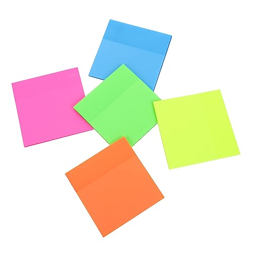DOITOOL 5Stücke Selbstklebende Notizzettel Transparentes Pro Packung Praktische Haftnotizen Für Schule Büro Und Zuhause Für Erinnerungen Und To Do Listen von DOITOOL