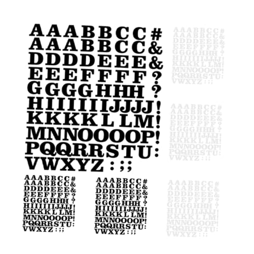 DOITOOL 6 Blätter Alphabet -Wärmelentransferdekoration Schriftart Alphabet-Vinyl-Aufkleber Name Briefaufkleber kleiden Farbe sortiert buchstaben für stoff aufbügeln Alphabet -Aufkleber DOITOOL 6 Blätter Alphabet -Wärmelentransferdekoration Schriftart Alphabet-Vinyl-Aufkleber Name Briefaufkleber kleiden Farbe sortiert buchstaben für stoff aufbügeln Alphabet -Aufkleber von DOITOOL