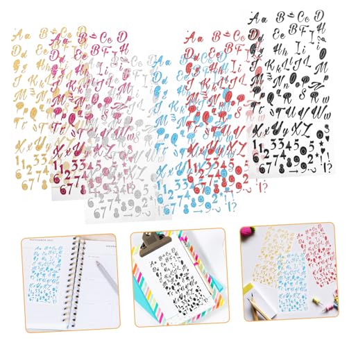 DOITOOL 6 Blätter Selbstklebende Glitter und Zahlenaufkleber für Diy Scrapbooking Dekorative Alphabet Sticker für Grußkarten Handarbeiten und Projekte DOITOOL 6 Blätter Selbstklebende Glitter und Zahlenaufkleber für Diy Scrapbooking Dekorative Alphabet Sticker für Grußkarten Handarbeiten und Projekte von DOITOOL