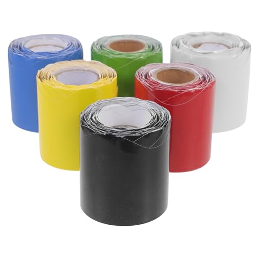 DOITOOL 6 Rollen Grenz-Pinnwand party zubehör büro Dekorieren Dekorative Bordüre Kreidetafel Deko gewellt Magnetstreifen selbstklebende Kabelclips Pinnwand-Grenze abnehmbares Randpapier DOITOOL 6 Rollen Grenz-Pinnwand party zubehör büro Dekorieren Dekorative Bordüre Kreidetafel Deko gewellt Magnetstreifen selbstklebende Kabelclips Pinnwand-Grenze abnehmbares Randpapier von DOITOOL