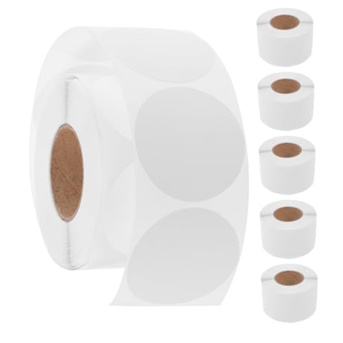 DOITOOL 6 Rollen Siegel Blanko Punktaufkleber Schachtelaufkleber Selbstklebende Etikettenaufkleber Flohmarktaufkleber Selbstklebende Etiketten Geschenkverpackungsaufkleber DOITOOL 6 Rollen Siegel Blanko Punktaufkleber Schachtelaufkleber Selbstklebende Etikettenaufkleber Flohmarktaufkleber Selbstklebende Etiketten Geschenkverpackungsaufkleber von DOITOOL
