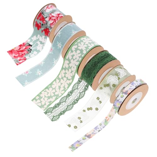 DOITOOL 6 Rollen Spitze Festival-Packgurt Geschenkband präsentieren Partyverpackungsband Packband vorhanden DIY-Bastelband Bogenband -Bastelband Polyester DOITOOL 6 Rollen Spitze Festival-Packgurt Geschenkband präsentieren Partyverpackungsband Packband vorhanden DIY-Bastelband Bogenband -Bastelband Polyester von DOITOOL
