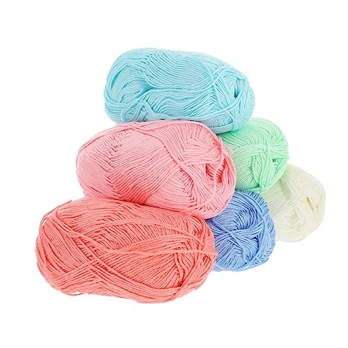 DOITOOL 6 Rollen Spitzenfadenwolle Häkelgarn Stricken Baumwollgarn Häkeln Vielfältig Schüttgut Anfänger Weiß Grobes Chenille-garn Baumwollgarn Zum Häkeln Stränge Stich Bausatz Baumwolle DOITOOL 6 Rollen Spitzenfadenwolle Häkelgarn Stricken Baumwollgarn Häkeln Vielfältig Schüttgut Anfänger Weiß Grobes Chenille-garn Baumwollgarn Zum Häkeln Stränge Stich Bausatz Baumwolle von DOITOOL