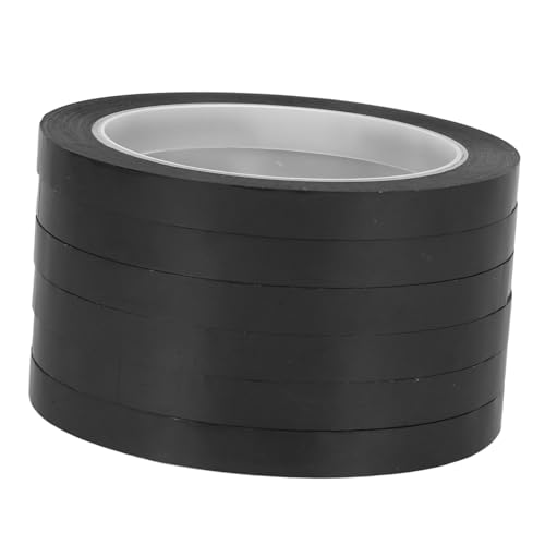 DOITOOL 6 Rollen Whiteboard-Klebeband Whiteboard-Markierungsband Schwarzes Klebeband wasserdicht waschbar Planke Wand dünn tischband Haftband Positionsbänder Band Masse das Haustier Black DOITOOL 6 Rollen Whiteboard-Klebeband Whiteboard-Markierungsband Schwarzes Klebeband wasserdicht waschbar Planke Wand dünn tischband Haftband Positionsbänder Band Masse das Haustier Black von DOITOOL