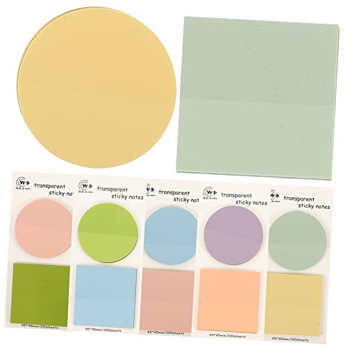 DOITOOL 6 Sätze Haftnotiz Klebrig Klebestreifen Memo Notizbilder Bunt Ästhetisch Notepad -aufkleber Pads Formen Süßes Briefpapier Schüler-notizblöcke Büro-notizblöcke Das Haustier von DOITOOL
