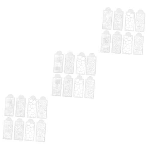 DOITOOL 6 Sätze Kuchen Dekoration Schablonen Teiliges Tiermuster Druckvorlagen Flexiblem Pet Material für Kreative Tortendekoration und Bastelprojekte für Fondant und Scrapbooking von DOITOOL
