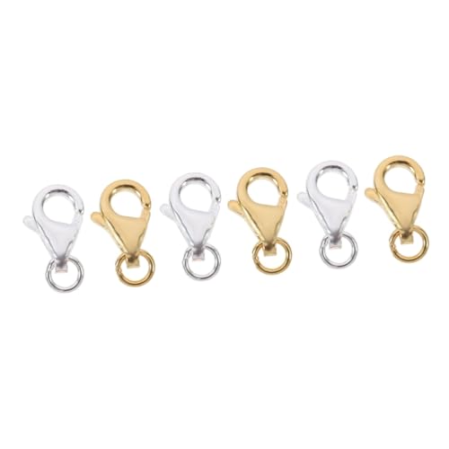 DOITOOL 6 Sätze Lobster Clasp Zubehör für Schmuckherstellung Silberne Goldene Karabiner für Diy und Armbänder Einfache Installation Hochwertiges Material Praktisch für Handgemachte DOITOOL 6 Sätze Lobster Clasp Zubehör für Schmuckherstellung Silberne Goldene Karabiner für Diy und Armbänder Einfache Installation Hochwertiges Material Praktisch für Handgemachte von DOITOOL