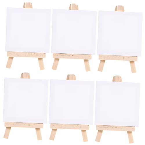 DOITOOL 6 Sätze Mini Staffelei für Teiliges Holz Malset mit Leeren Leinwänden für Kunstprojekte für Anfänger und Kunstliebhaber Leicht Transportierbar und Fördert die Fantasie DOITOOL 6 Sätze Mini Staffelei für Teiliges Holz Malset mit Leeren Leinwänden für Kunstprojekte für Anfänger und Kunstliebhaber Leicht Transportierbar und Fördert die Fantasie von DOITOOL