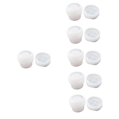 DOITOOL 6 Sätze Silikonform für DIY Aufbewahrungstank mit Deckel Vielseitige Epoxidharz Form für Schmuckbehälter Bastelwerkzeug für Harz und Resin Projekte von DOITOOL