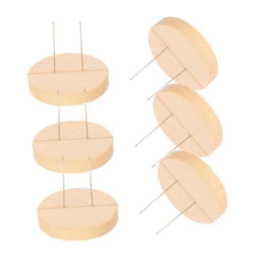 DOITOOL 6 Sets Ständer Actionfigurenständer Puppenherstellungsbedarf Puppenhalter Häkelprojektständer Häkelpuppenbasis Puppenständer Strickständer Displayständer Displaystützständer Beige von DOITOOL