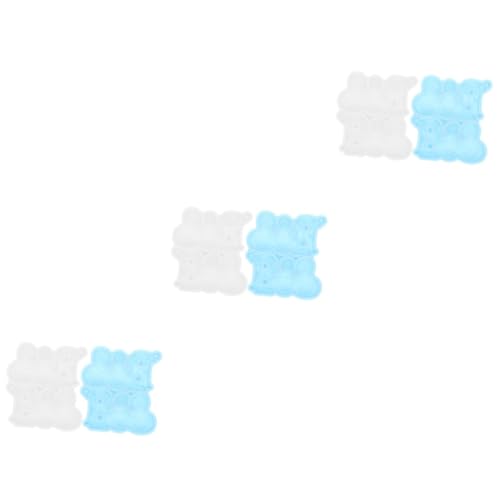DOITOOL 6 Stck. Ohrring Silikonform Schmuck Gießform DIY Anhänger Formen für Halloween Pendants Basteln Weiß Blau von DOITOOL