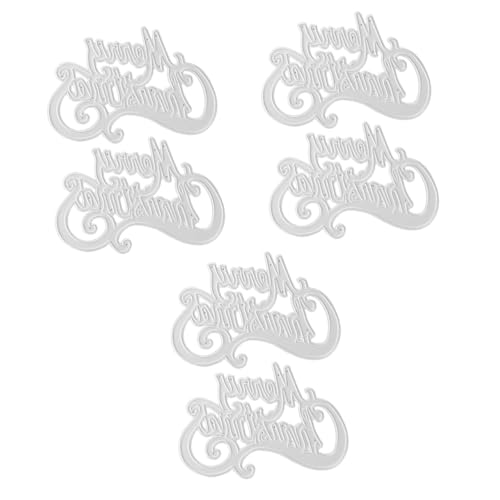 DOITOOL 6 Stck. Teiliges Metall Stanzformen für Weihnachtskarten DIY Basteln Robuste Carbonstahl Prägeschablonen mit Weihnachtsmuster Langlebige Stanzschablonen für Papier und Leder DOITOOL 6 Stck. Teiliges Metall Stanzformen für Weihnachtskarten DIY Basteln Robuste Carbonstahl Prägeschablonen mit Weihnachtsmuster Langlebige Stanzschablonen für Papier und Leder von DOITOOL