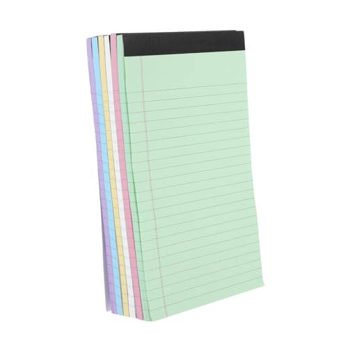 DOITOOL 6 Stück Abreißbarer Notizblock Task Organizer Pads Regierte Schreibpads Memo Notiz Pads Linierte Notizblöcke Notepad Abreißen Täglicher Aufgaben-tracker Papier von DOITOOL