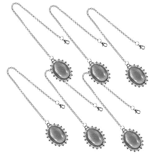 DOITOOL 6 Stück Abschlussfeier Party dein Quaste Abschluss für sie Jungs graduation cap abschlussgeschenk DIY Abschluss Dekoration 2023 Fotoanhänger Abschlussfoto-Anhänger Metall Silver von DOITOOL