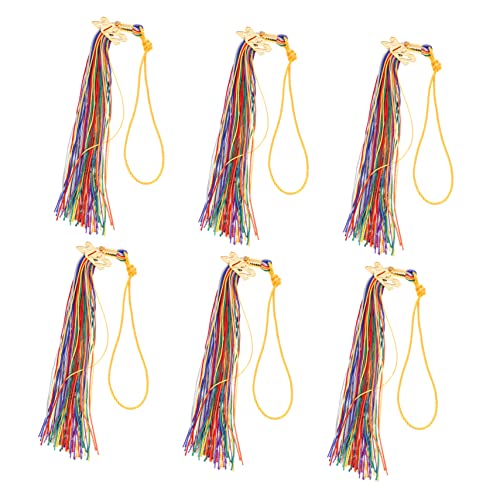DOITOOL 6 Stück Abschlussquasten für Doktorhüte Polyester Quasten Dekoration für Abschlussfeiern und Partys Perfektes Accessoire für Unvergessliche Erinnerungen von DOITOOL