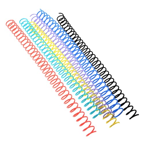 DOITOOL 6 Stück Bindungsring Spulen Notizbuch Spiralspulen Bindespule Notizbuch Binder gepunktet Lose Blattringe flexible Buchringe Loseblattordner Kreise Ringbuch Plastik DOITOOL 6 Stück Bindungsring Spulen Notizbuch Spiralspulen Bindespule Notizbuch Binder gepunktet Lose Blattringe flexible Buchringe Loseblattordner Kreise Ringbuch Plastik von DOITOOL