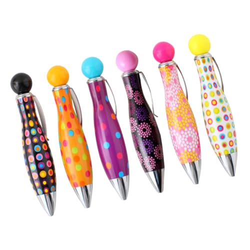 DOITOOL 6 Stück Bowlingkugel Stift Ballpunktstifte Blauer Stift Süße Stifte Schüttgutstifte Kleine Stifte Griff Mini-stifte Masse Stifte Für Die Schule Spinnen Kugelschreiber Plastik von DOITOOL