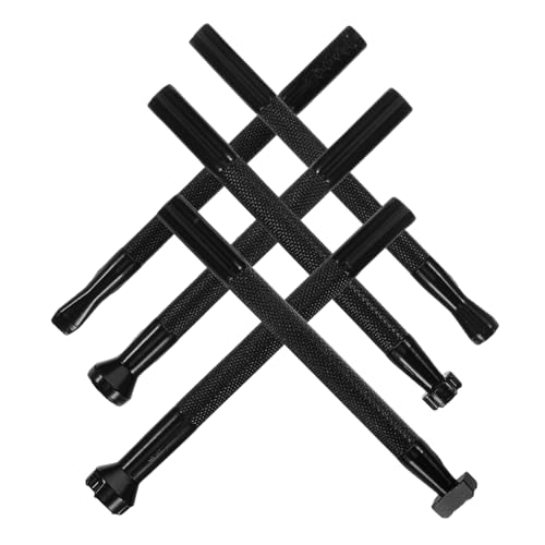 DOITOOL 6 Stück Druckstift Aus Leder Stanzwerkzeuge Für Lederhandwerk Lederhandwerksvorräte Modellierwerkzeuge Für Lederhandwerk Leder -werkzeug -kit Lederwerkzeuge Black Stahl von DOITOOL