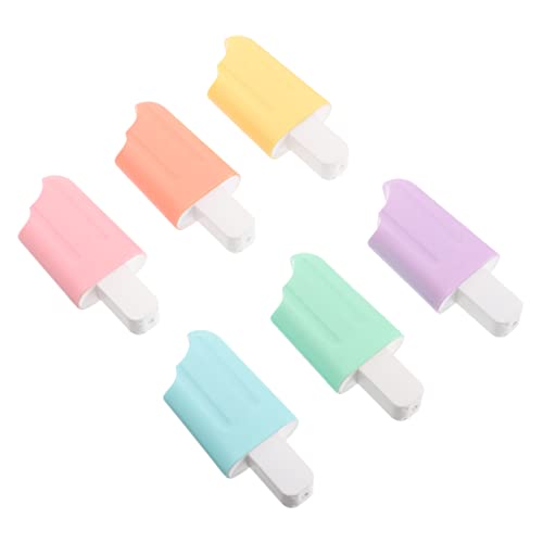DOITOOL 6 Stück Eiscreme Förmige Textmarker Bunte Fluoreszierende Marker für Schule und Büro Leicht Ergonomisch für Notizen und Kreative Projekte DOITOOL 6 Stück Eiscreme Förmige Textmarker Bunte Fluoreszierende Marker für Schule und Büro Leicht Ergonomisch für Notizen und Kreative Projekte von DOITOOL
